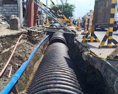 DPWH Project (Pilot) Las Piñas Drainage Canal, Zapote Road, Las Piñas City