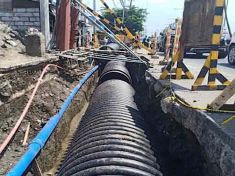 DPWH Project (Pilot) Las Piñas Drainage Canal, Zapote Road, Las Piñas City