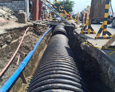 DPWH Project (Pilot) Las Piñas Drainage Canal, Zapote Road, Las Piñas City