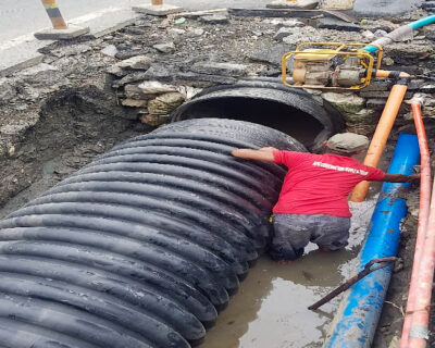 DPWH Project (Pilot) Las Piñas Drainage Canal Zapote Road, Las Piñas City